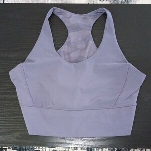 Fashion Nova Lavender Seamless Racerback Sports Bra